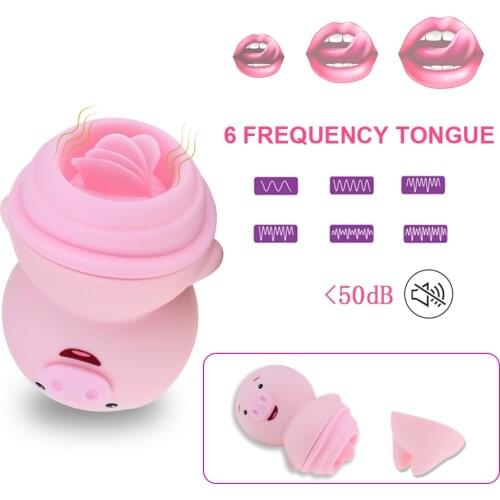 Female Adult Toy Cunnilingus Tongue Vibrators Sex Toys for Women Nipple Massager Clitoris Stimulator Oral Orgasm Masturbator