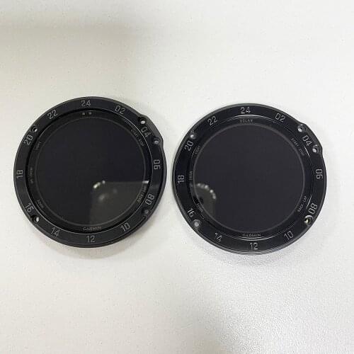 Original LCD Screen For GARMIN Tactix Delta Solar LCD Display Screen Front Cover Case GPS Smartwatch Part Replacement