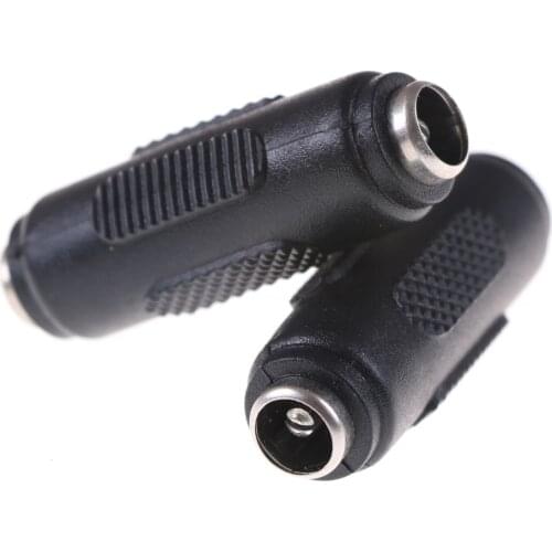 5.5x2.1mm Jack + Male Plug Jack Connector Socket Durable 12V/3A Female Socket DC Power Female Plug 1pc