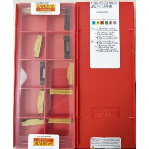 10PCS CARBIDE INSERT N123K2-0600-0008-TM 4325