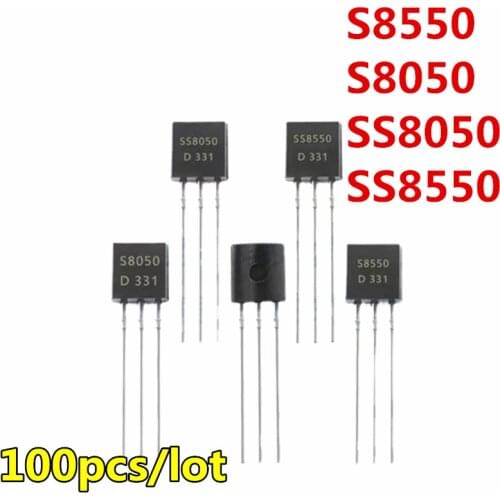 100pcs/lot SS8050 SS8050D TO-92 Large current power transistor