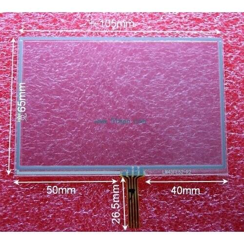 2pcs/lot MP4 touch screen 4.3 inch N3 N3net - "G90 touch screen B screen