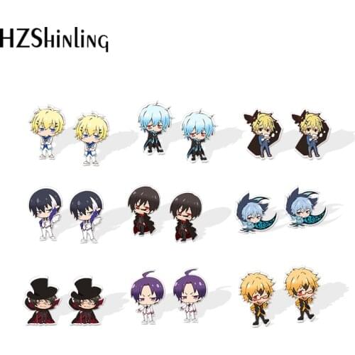 2020 New Servamp Acrylic Earring Anime Characters Resin Earrings Epoxy Stud Earring Earrings Fashion Jewelry