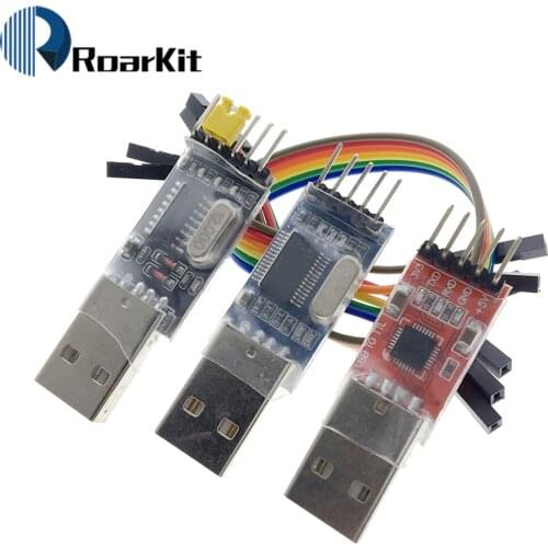 3pcs/SET =1PCS PL2303HX+1PCS CP2102+1PCS CH340G USB TO TTL for arduino PL2303 CP2102 5PIN USB to UART TTL Module