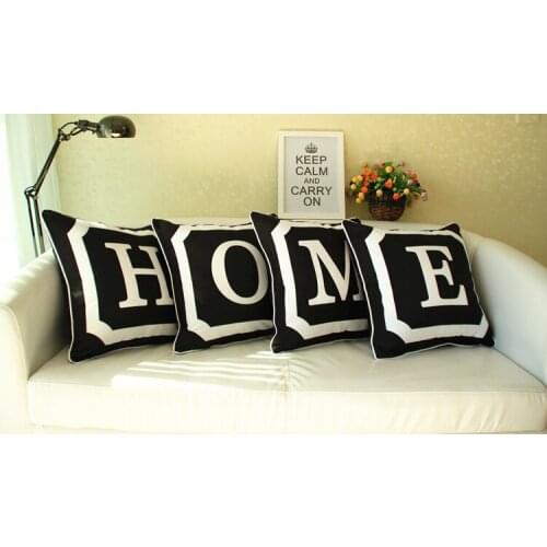 English Letters Baby Name Initial Alphabet Cushions Covers Home Love Pillow Case Decorative Pillows Cushions Covers Present