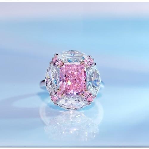 Designer Fashion 925 Sterling Silver Jewelry 3A Cubic Zirconia Party Ring