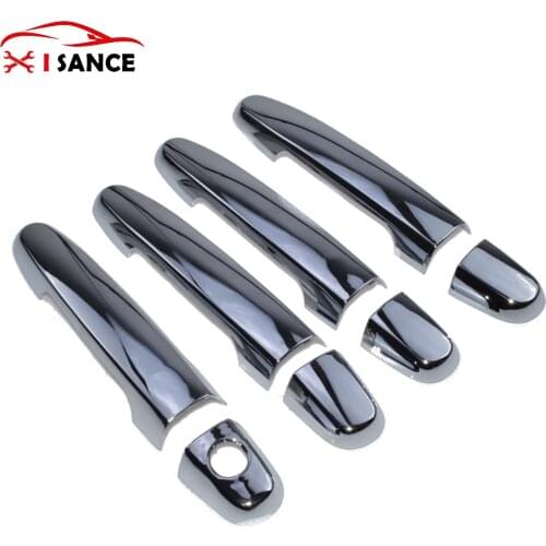 ISANCE Chrome Door Handle Cover Trim 4 PCS For TOYOTA COROLLA CAMRY PRIUS YARIS SCION 1.8L 1798CC 110Cu. In. l4 2.4L