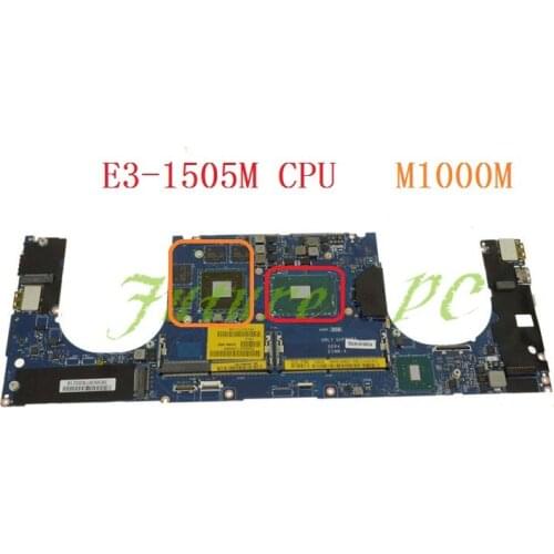 JOUTNDLN FOR Dell Precision 15 5510 Laptop Motherboard LA-C361P YYC2M 0YYC2M CN-0YYC2M W/ E3-1505M CPU M1000M Tested