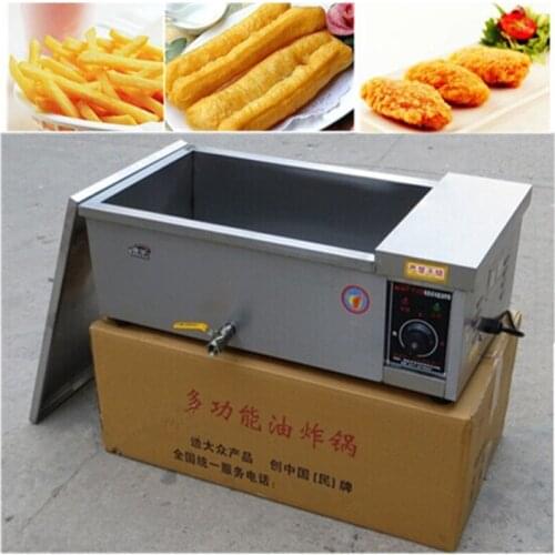 China manufacturer electric small continuous fryer