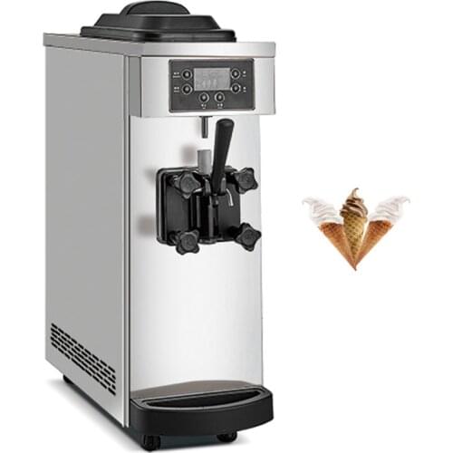 Commercial Ice Cream Soft Machine Desktop Cheap Ice Cream Makers For Dessert Shop Ice Cream Machine