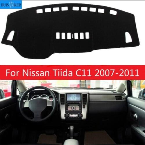 Car Dashboard Cover For Nissan Tiida C11 2007 2008 2009 2010 2011 Dash Mat Pad Sun Shade Dash Board Cover Instrument Platform