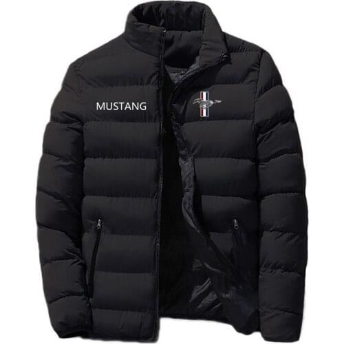 New Mustang Mens Fashion Jacket Zipper Comfortable Cotton Clothing Winter Warm Classic Style Male Tops Coat