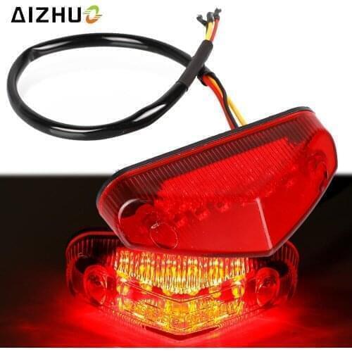 Motocross Dirt Bike FOR YAMAHA YZ125 YZ250 YZ 125 250 2001-2007 2002 Motorbike Turn Signal Lights Taillight Universal Off-road