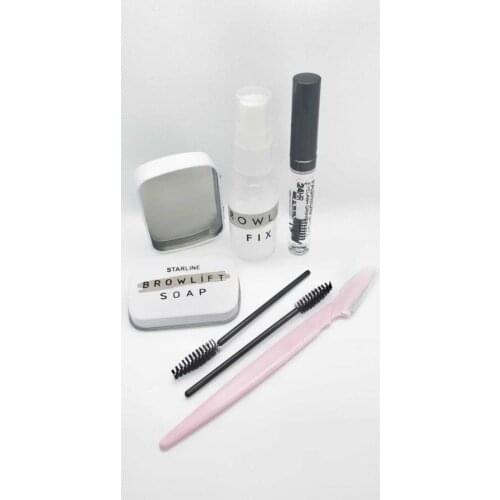 Eyebrow Stabilizer Set Transparent Fix Spray Razor Brush Eyelash Plumping, Shaper, Nourishing Trend 2021 Campaign Fashion
