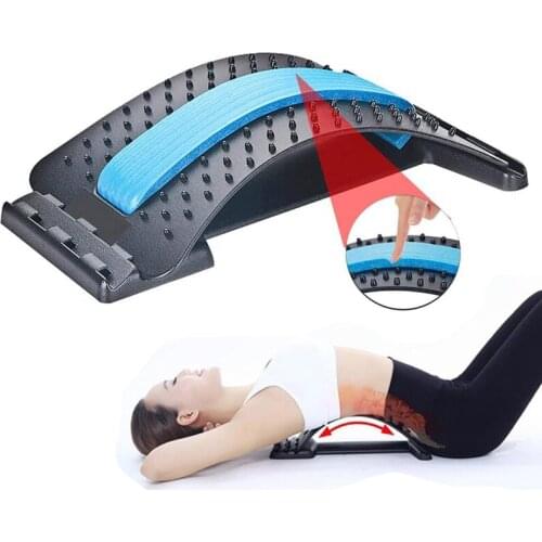 Stretch Equipment Back Massager Stretcher Fitness Magic Lumbar Support Relaxation Mate Spinal Pain Relieve Chiropractor Massager