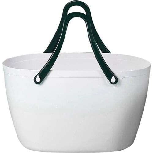 Environmental Protection Portable Picnic Basket Household Plastic Large Shopping Basket Shopping Basket Picnic Basket