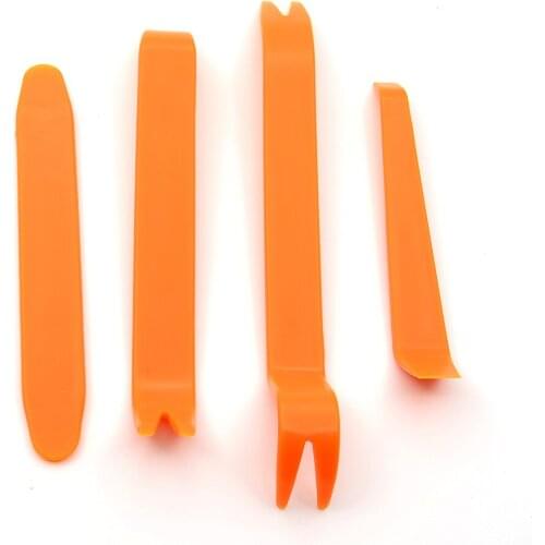 Professional 4Pcs Automobile Audio Door Clip Panel Trim Dash Auto Radio Removal Pry Tool Set Car Panel Removal Tools