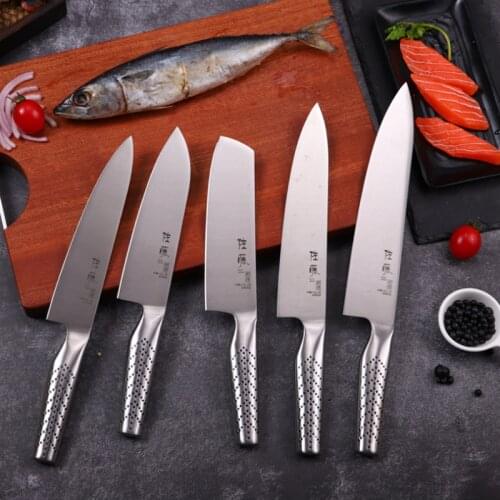 Pro Japanese Kitchen Knife Set Meat Chopping Knife Sushi Sashimi Fish Knives Set Sharp Blade Cooking Tools