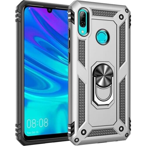 Shockproof Armor Case For Honor 10 Lite Case Finger Ring Holder Stand Phone Back Cover For Huawei P Smart 2019 POT-LX1 6.21"