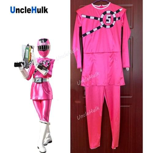Ressha Sentai ToQger 5 Pink Ranger Cosplay Costume | UncleHulk