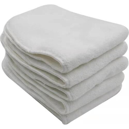 Super Absorbent Microfiber Cloth Diaper Insert Washable Diaper Soaker Pad 2pc Pack