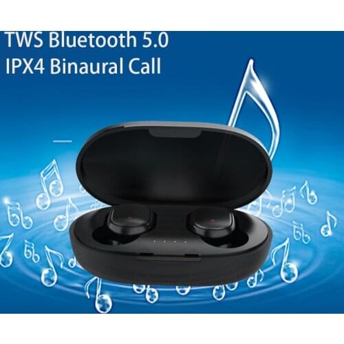 A6S TWS Bluetooth 5.0 Earphone Wireless Headphone Stereo Headset sport Earbuds microphone with charging box for smartphone