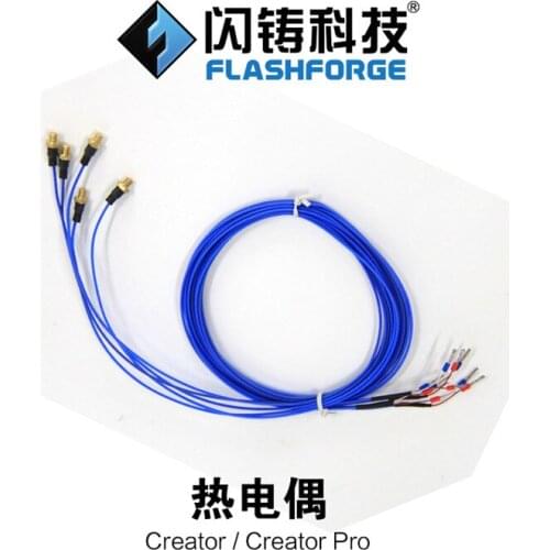 FlashForge Creator and reator pro 3d printer parts thermocouple 3D printer accessories