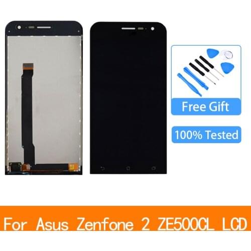 5.0" LCD Digitizer For ASUS Zenfone 2 ZE500CL LCD Display Touch Screen With Frame For ASUS Zenfone 2 ZE500CL Z00D LCD