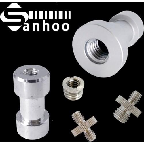 5pcs/set 1/4 3/8 Inch Adapter Screw Camera Tripod Ball Head Monopod Flash Light Stand Mount Quick Release Accessories ZM56