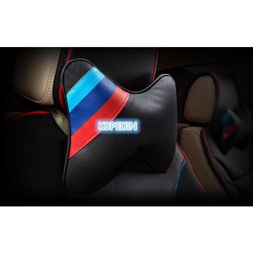 3 color Car styling Car Neck Pillow Perforating Design for BMW E82 E88 F20 F22 E21 E30 E36 E46 E90 E91 E92 E93 F30 Accessories