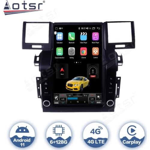 AOTSR Tesla Android 9 Car Radio For Land Range Rover Sport 2005 - 2009 Multimedia Player GPS Navigation DSP CarPlay AutoRadio