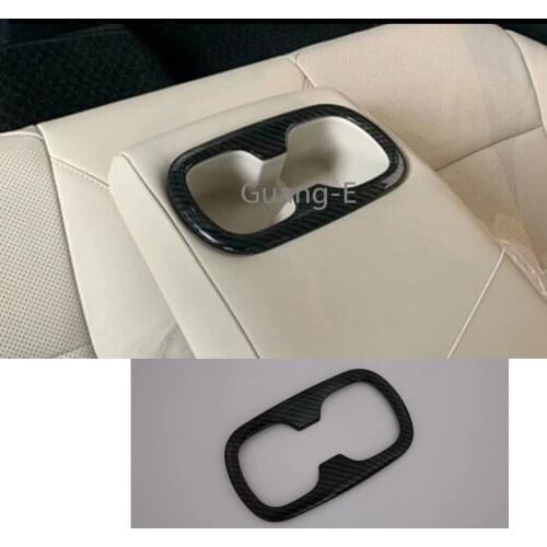 Car Cover Detector Trims Carbon Fiber Center Console Cup Holder Gear Box Frame 1pcs For Toyota Corolla Altis 2019 2020 2021
