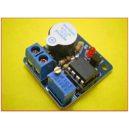 Free Shipping!!! electronic Sound and light alarm over-discharge protection board / undervoltage protection module sensor