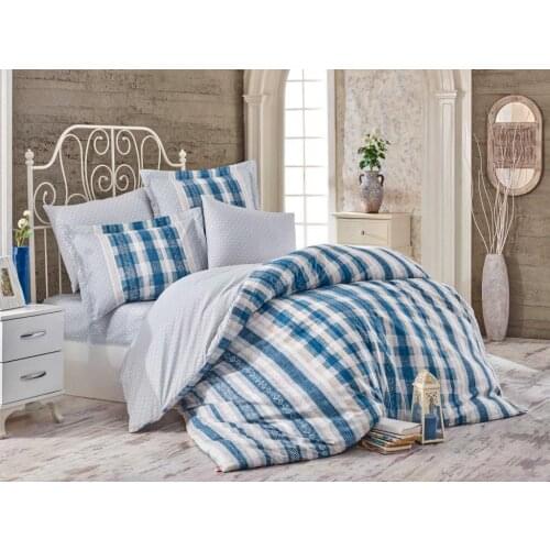 Hobby Double Personality Poplin Quilt Cover Deborah Blue