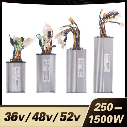 Electric Bike Controller 36V 48V Ebike Sensorless Controller 250W 350W 500W 750W 1000W 1500W KT Controller Dual Mode Sinewave