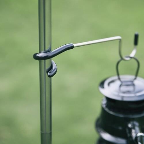 Camping Lantern Light Stand Hook Multifunctional Portable Stainless Steel S-Shaped Outdoor Tent Pole Lamp Holder Hook