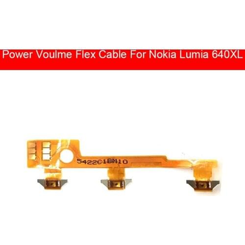 Power & Volume Flex Cable For Nokia Lumia 640XL Volume Button Switch For Microsoft Lumia 640XL Power Control Side Key Flex Cable