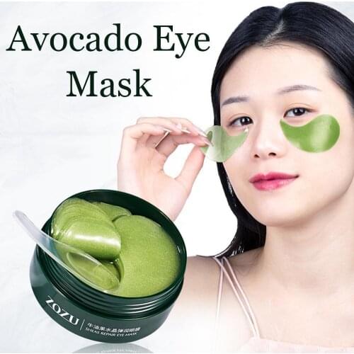 Avocado Collagen Mask Natural Moisturizing Gel Eye Care Remove Eye Piece Age Wrinkle Skin 60 Anti Patches Dark Bag Circles U7L2