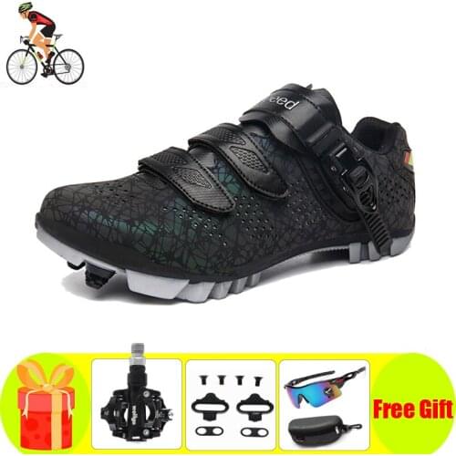 Mountain Bike Sneakers Men Women Cycling Shoes Add Pedals Sapatilha Ciclismo Mtb Breathable Bicicleta Carretera Self-Locking
