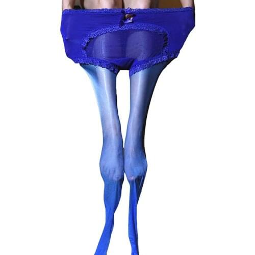 Summer Ultrathin Women See Through Lace Back Buttocks Sheer Glossy Slim Legs Hip Lifting Pantyhose Tights Stockings Panties