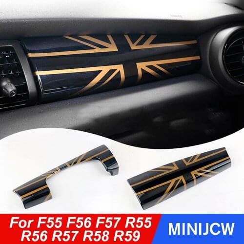 Car Dashboard Trim Panel Cover Sticker Case Interior Decor For Mini Cooper One S JCW R55 R56 R57 R58 R59 F55 F56 F57 Accessories