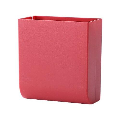 Punch-Free Remote Control Storage Box Multifunctional Practical Wall-mounted Household Rack Storage Mobile Phone Charging Box