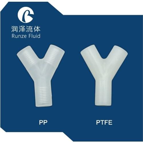 Plastic Joint 3 Way Mini Fitting PP PTFE