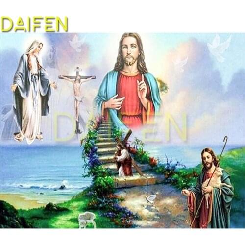 Full Square Diamond embroidery Cross stitch Jesus Full Round Diamond mosaic Jesus religion 5DDIY Diamond painting Jesus religion