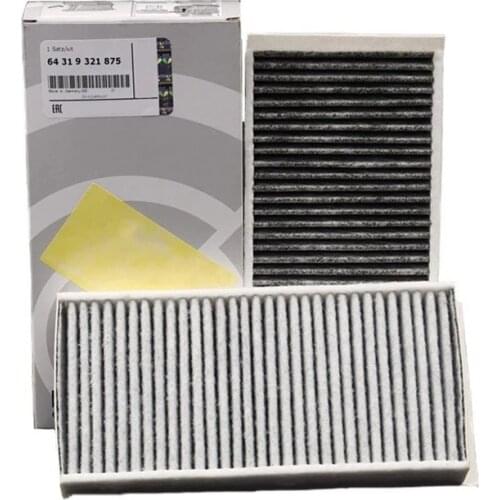 Cabin filter for 2014 BMW 2 Active Tourer F45 2013 BMW i3 I01 2015 BMW X1 F48 2014 MINI F55 F56 F54 F57 64316835405 64316835404
