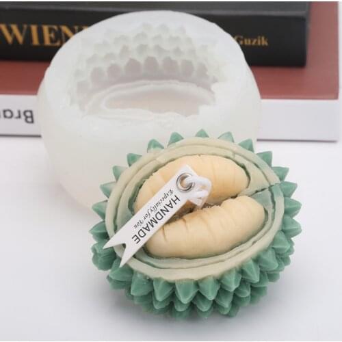 Durian silicone mould For candles Handmade fruit design silicone candle mold DIY soap mold