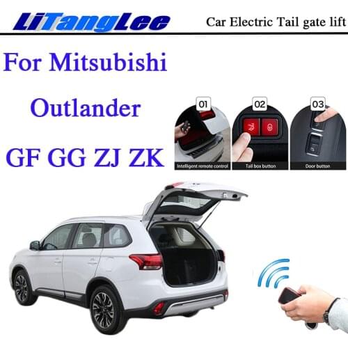 LiTangLee Car Electric Tail Gate Lift Trunk Rear Door Assist System For Mitsubishi Outlander GF GG ZJ ZK 2013~2020Remote Control