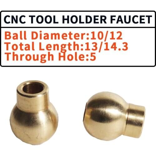 CNC lathe turret tool holder Oblique water spray copper ball nozzle Cooling Oblique water spray copper ball Water nozzle