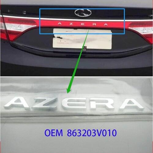 Rear Trunk Deck Lid AZERA Emblem OEM For hyundai Azera2012-14 863203V010