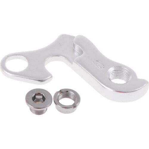 1 Set Practical Bike Tail Hook Lifting Lug Bicycle Rear Derailleur Tail Hook Parts 3 Speed Steel Bike Parts Hanger Gear